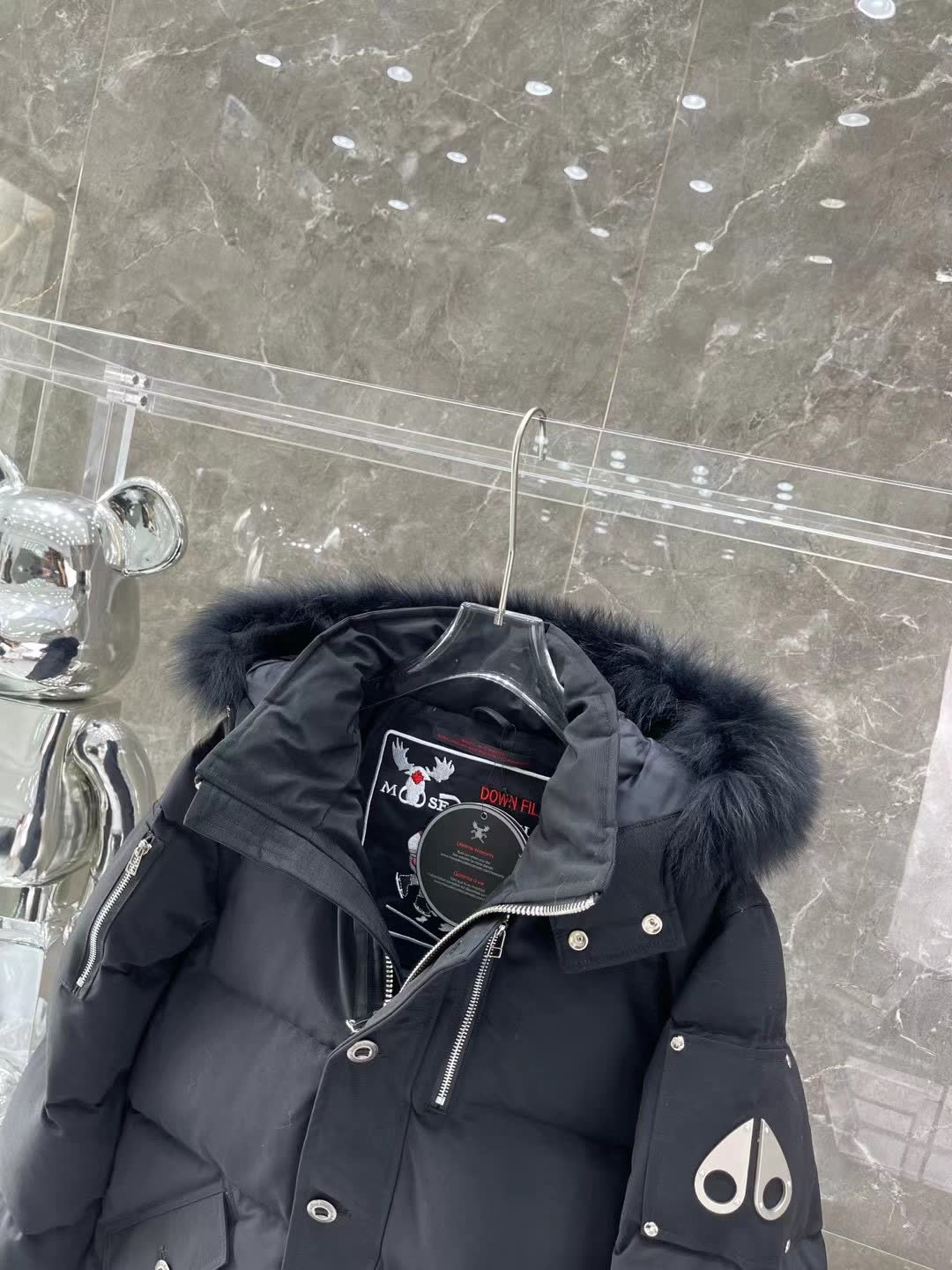 Moose Knuckles Hooded Down Jacket